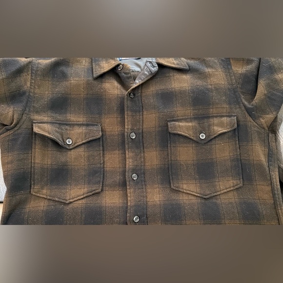 🔥 RARE VINTAGE Pendleton 100% Virgin Wool Flannel Shirt XL/XXL Made in USA 🔥 - Picture 10 of 10